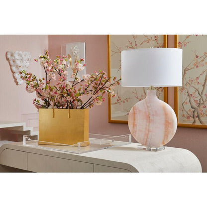 Lizzie Mesmerizing Marble Design Table Lamp - LOOMLAN - Chelsea House - Table Lamps