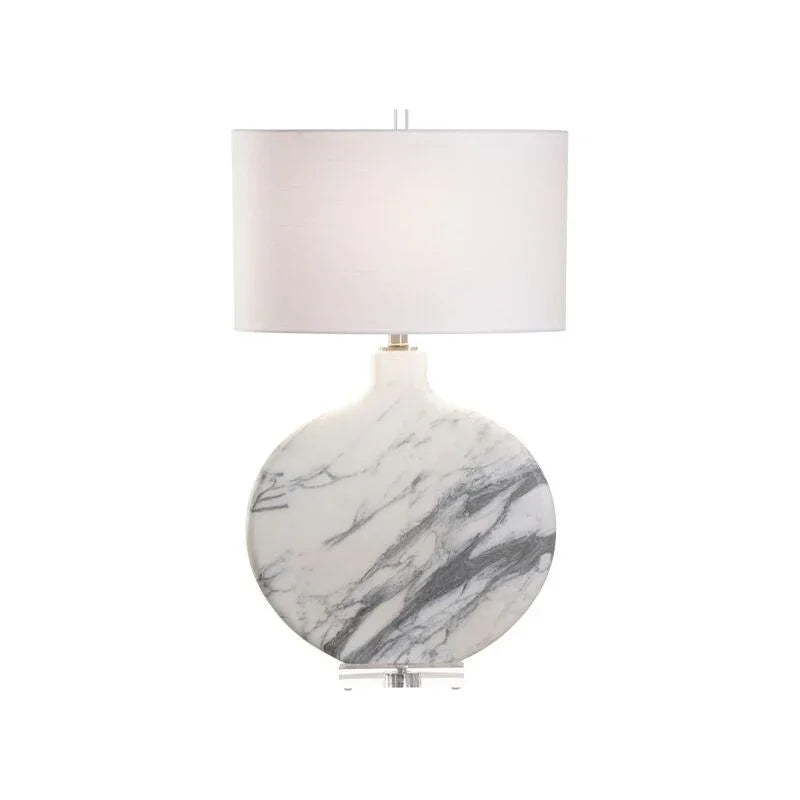 Lizzie Mesmerizing Marble Design Table Lamp - LOOMLAN - Chelsea House - Table Lamps