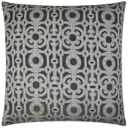 Locket Grey Throw Pillow With Insert - LOOMLAN - D.V. Kap - Throw Pillows