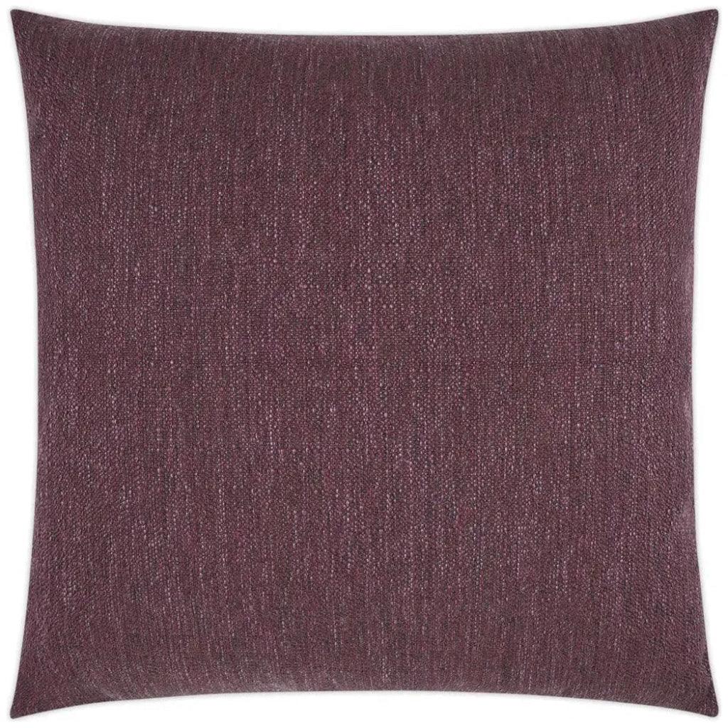 Lolly Plum Solid Purple Large Throw Pillow Insert - LOOMLAN - D.V. Kap - Throw Pillows