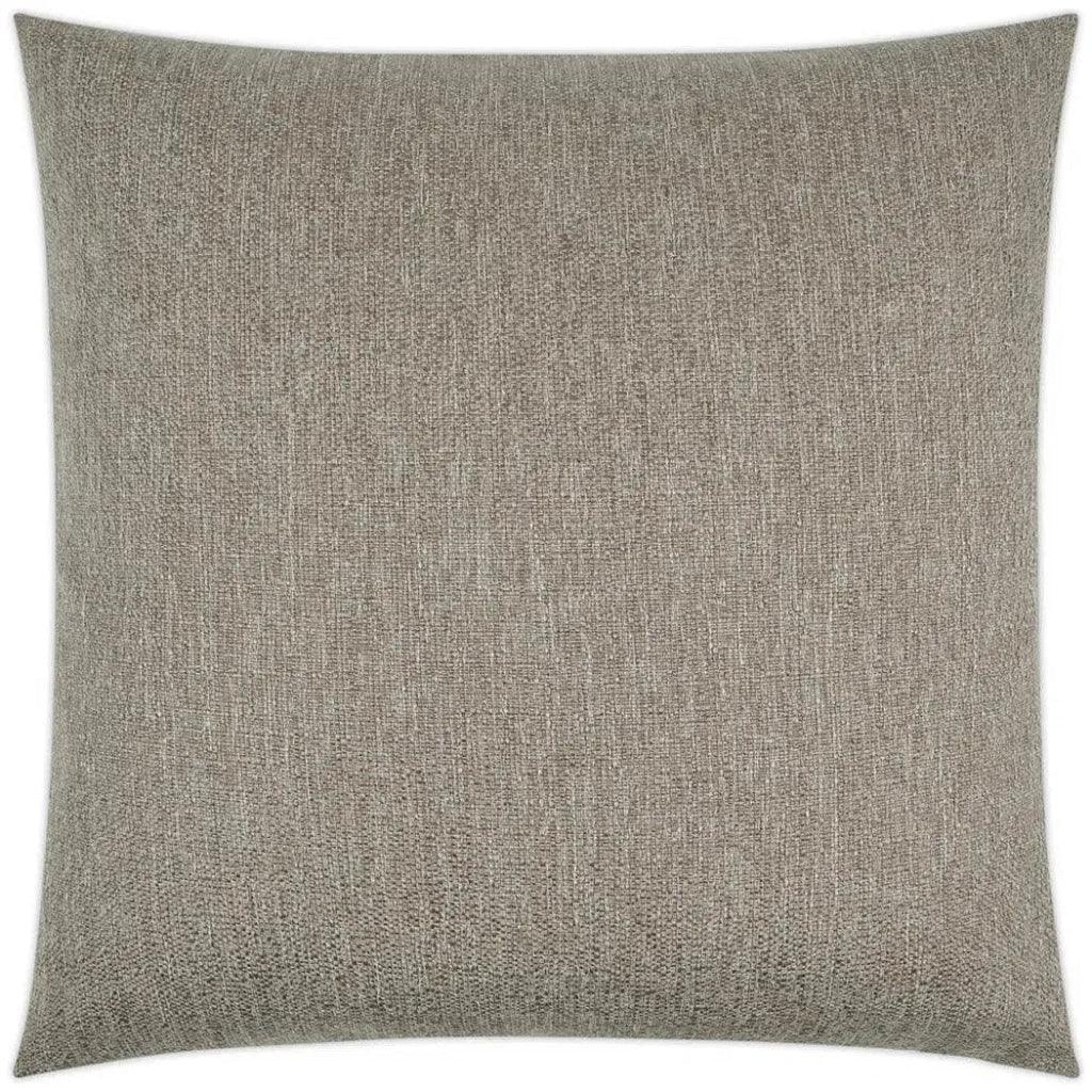 Lolly Taupe Solid Tan Taupe Large Throw Pillow Insert - LOOMLAN - D.V. Kap - Throw Pillows
