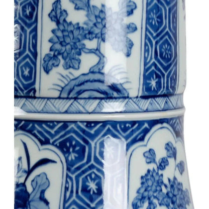 London Hand Painted Ceramic Gold Accents Table Lamp - LOOMLAN - Chelsea House - Table Lamps