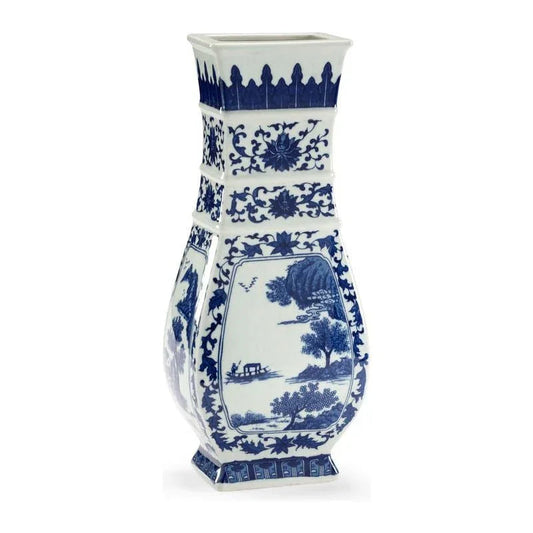 Londonderry White Glazed Porcelain Vase - LOOMLAN - Chelsea House - Vases & Jars