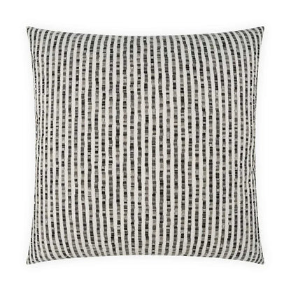 Lonny Hamdmade Outdoor Pillow-Outdoor Pillows-D.V. Kap-Square-Charcoal-LOOMLAN