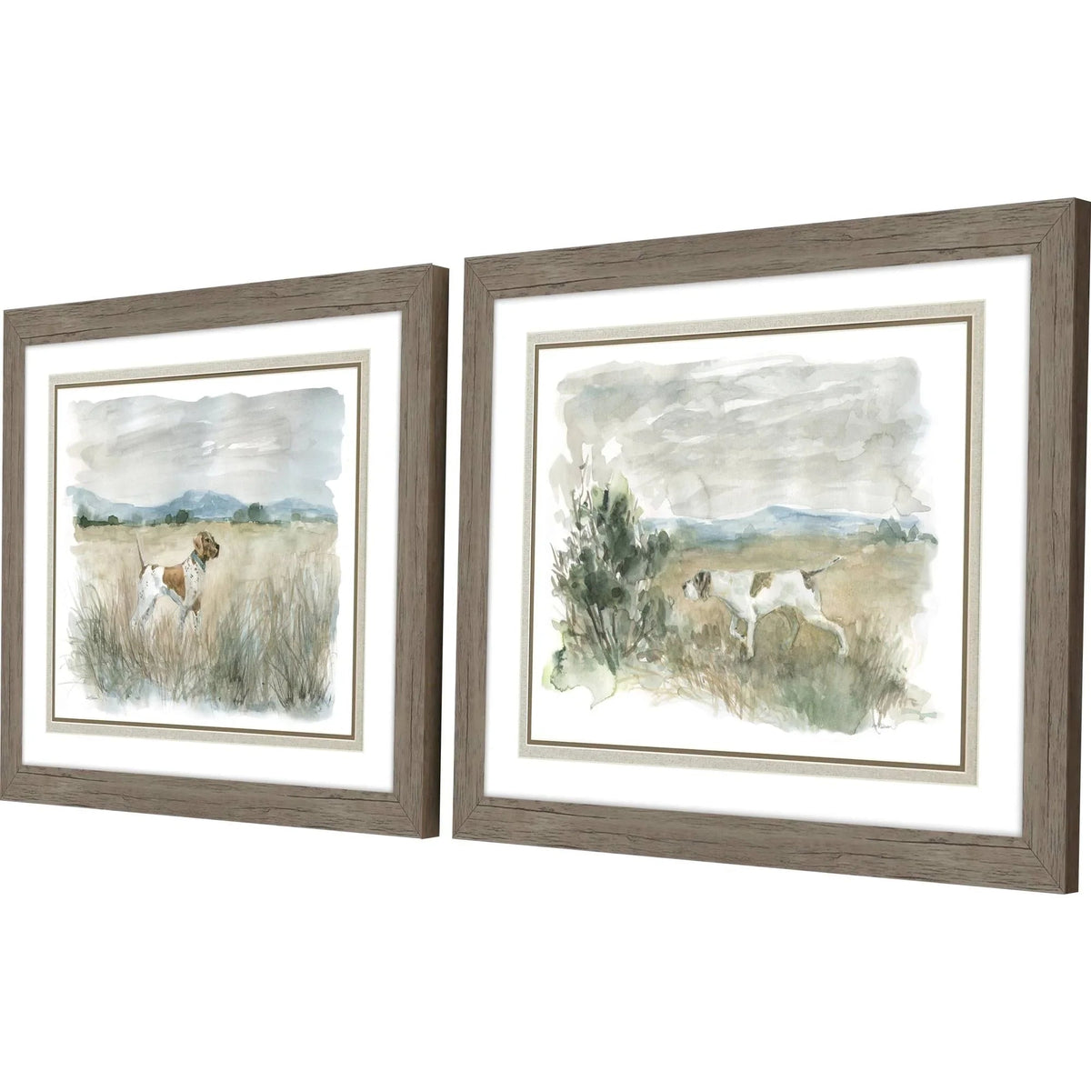 Lookout on Point Brown Framed Wall Art 2PC -- view 3