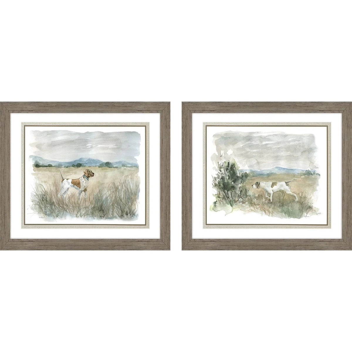 Lookout on Point Brown Framed Wall Art 2PC