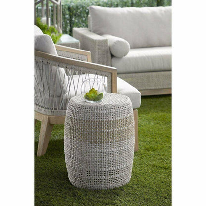 Essentials For Living Loom Accent Table Taupe Rope