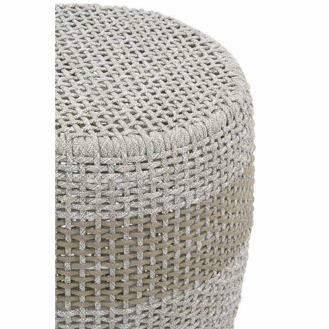 Essentials For Living Loom Accent Table Taupe Rope