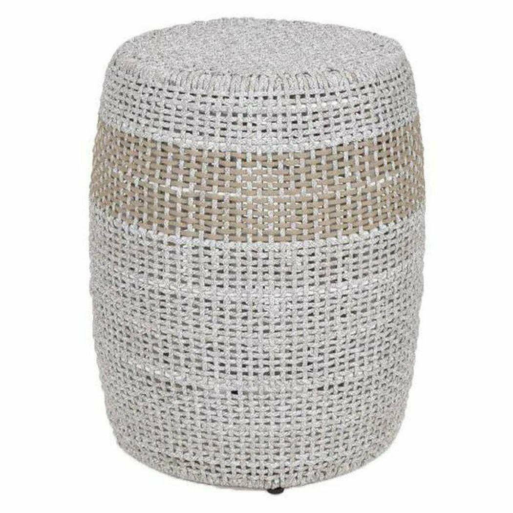 Essentials For Living Loom Accent Table Taupe Rope