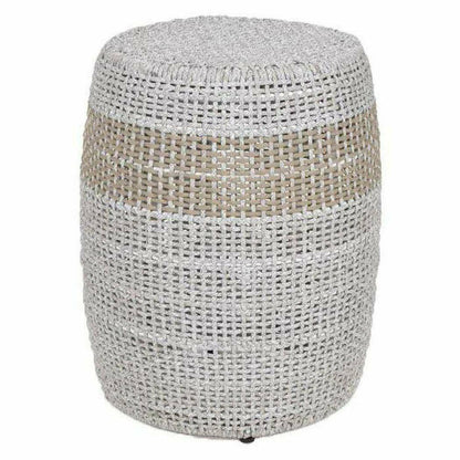 Essentials For Living Loom Accent Table Taupe Rope