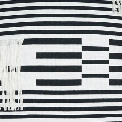 Loose Ends Textured Black Large Throw Pillow Insert - LOOMLAN - D.V. Kap - Throw Pillows