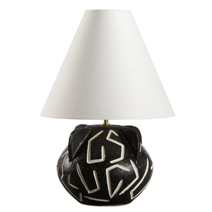 Loris Italian Textured Ceramic Table Lamp