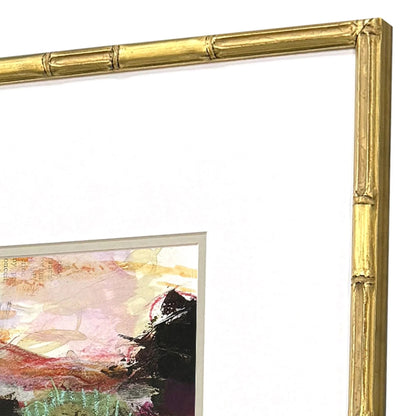 Lost Wood Frame Green Canvas Art 4PC