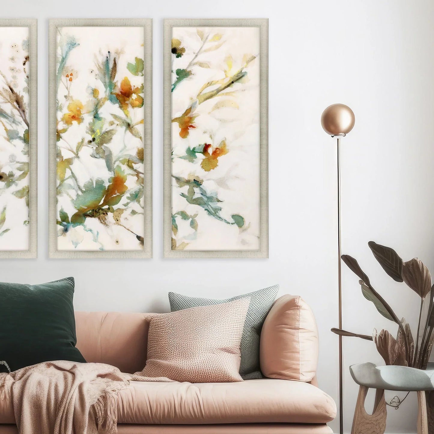 Lovely Place To Be Green Canvas Art