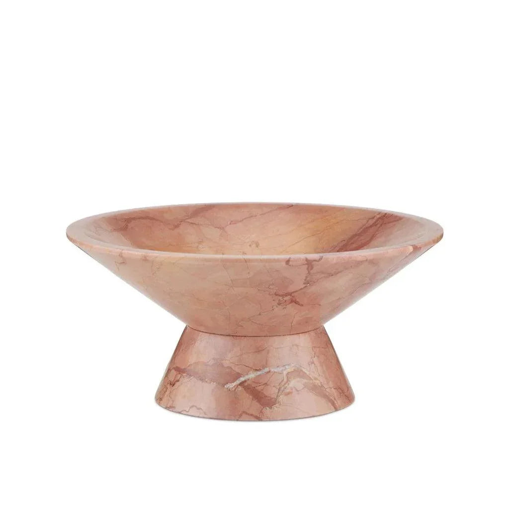 Lubo Rosa Small Bowl - LOOMLAN - Currey & Co - Boxes & Bowls