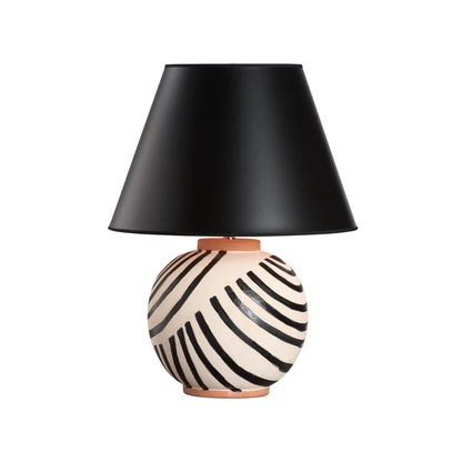 Luca Hand Painted Terracotta Table Lamp