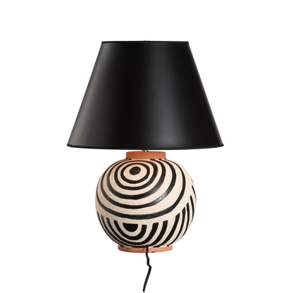 Luca Hand Painted Terracotta Table Lamp