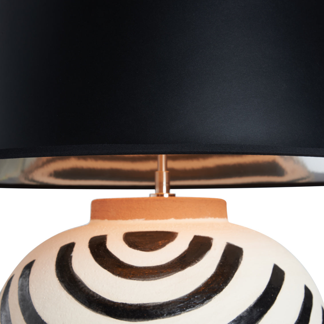 Luca Hand Painted Terracotta Table Lamp