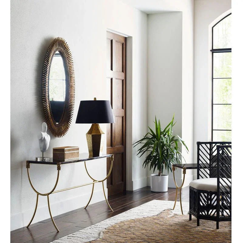 Lucius Oval Shaped Wall Mirror - LOOMLAN - Wildwood - Wall Mirrors