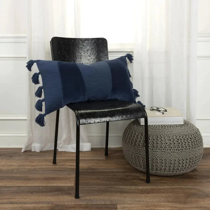 Lulu Pieced Geometric Lumbar Pillow Insert - LOOMLAN - LOOMLAN - Throw Pillows