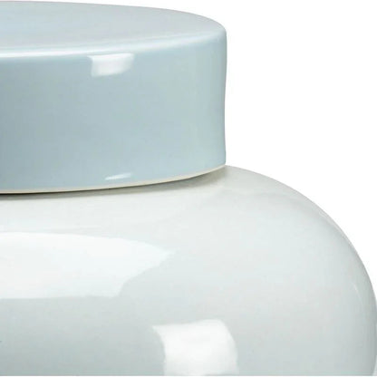 Lumberton Blue Glazed Porcelain Vase - LOOMLAN - Chelsea House - Vases & Jars