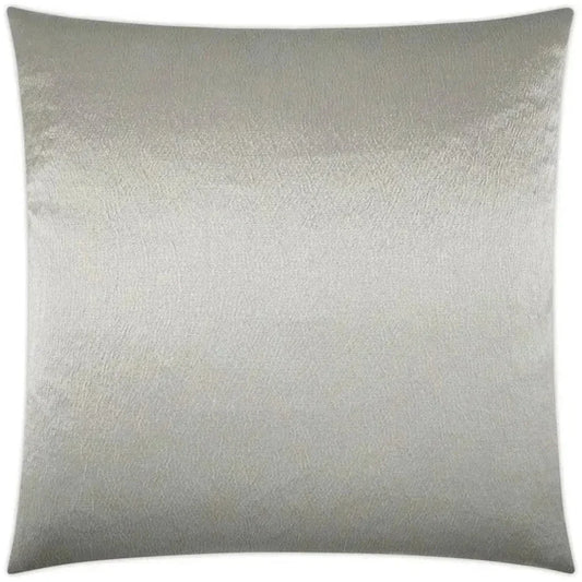 Lumis Vapor Solid Silver Large Throw Pillow Insert - LOOMLAN - D.V. Kap - Throw Pillows