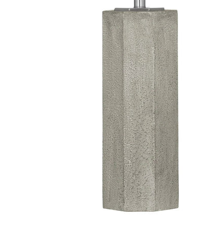 Luna Grey Cement Body Table Lamp - LOOMLAN - Bassett Mirror - Table Lamps