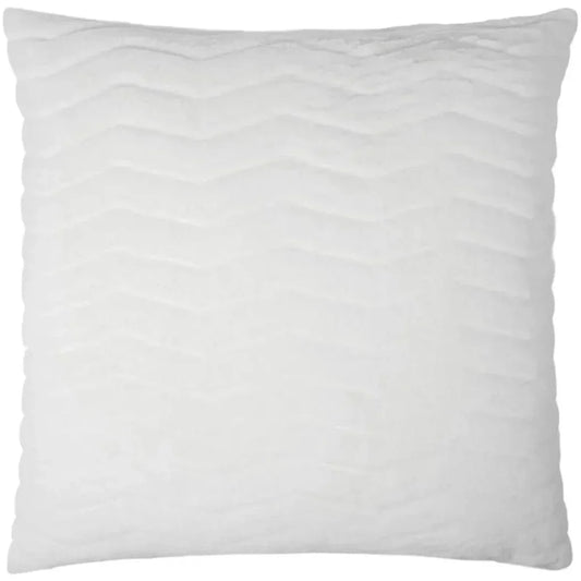 Lush Chevron Snow White Throw Pillow Insert - LOOMLAN - D.V. Kap - Throw Pillows