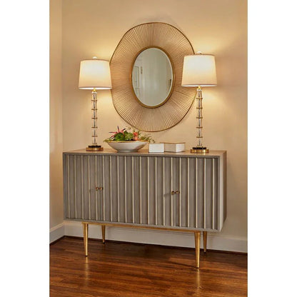 Luton Iron Framed Wall Mirror - LOOMLAN - Wildwood - Wall Mirrors