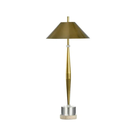 Luxurious Slim Gold Shade Table Lamp - LOOMLAN - Chelsea House - Table Lamps
