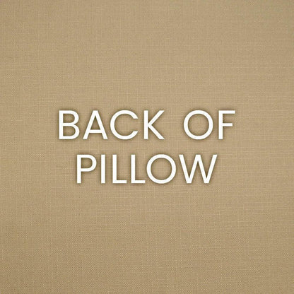 Lyon Saffron Brown Throw Pillow With Insert - LOOMLAN - D.V. Kap - Throw Pillows