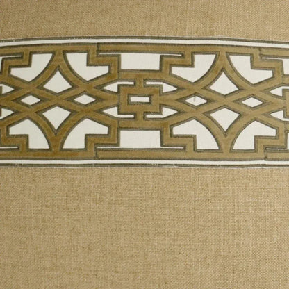 Lyon Saffron Brown Throw Pillow With Insert - LOOMLAN - D.V. Kap - Throw Pillows