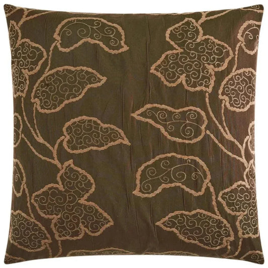 Lyric Chocolate Brown Throw Pillow Insert - LOOMLAN - D.V. Kap - Throw Pillows