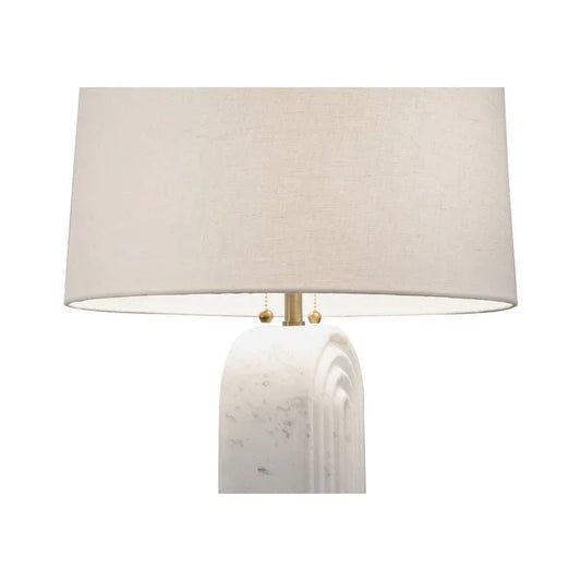 Lyssy Carrera Marble Made Table Lamp - LOOMLAN - Wildwood - Table Lamps