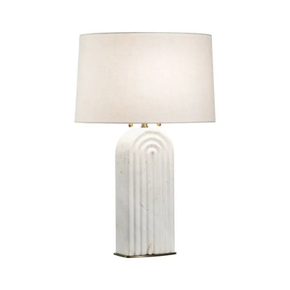 Lyssy Carrera Marble Made Table Lamp - LOOMLAN - Wildwood - Table Lamps