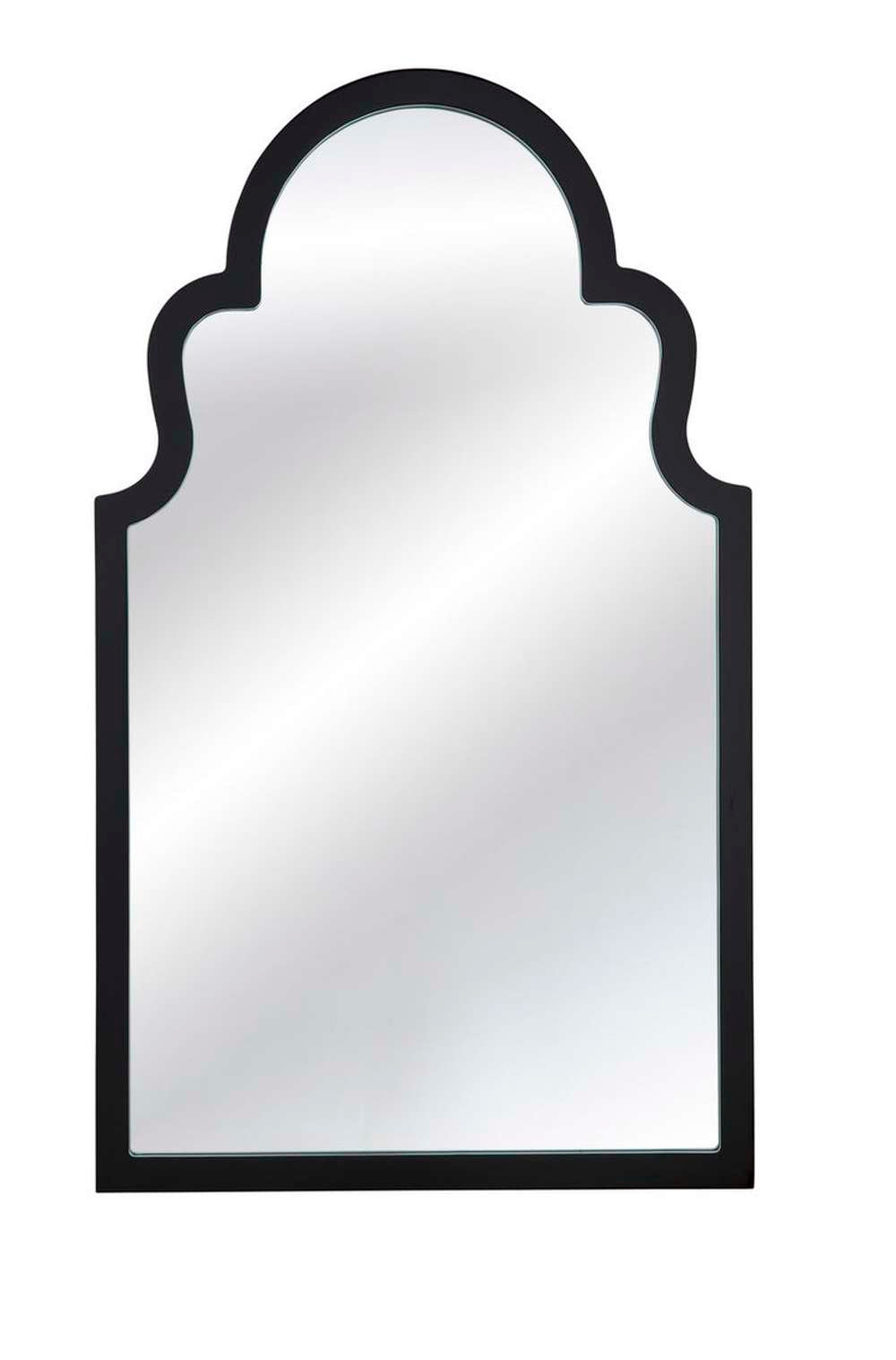 Stylish Wood Framed Vertical Wall Mirror
