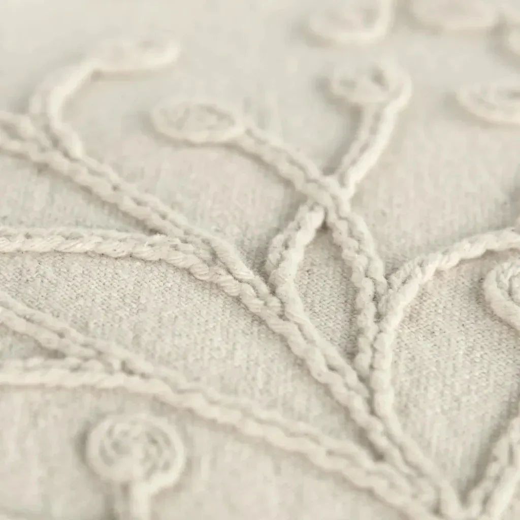 Madea Embroidered Long Lumbar Decorative Pillow - LOOMLAN - LOOMLAN - Throw Pillows