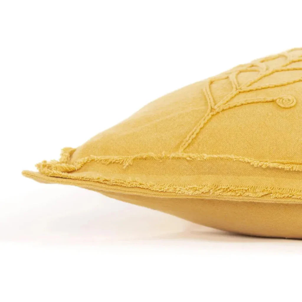 Madea Embroidered Long Lumbar Decorative Pillow - LOOMLAN - LOOMLAN - Throw Pillows