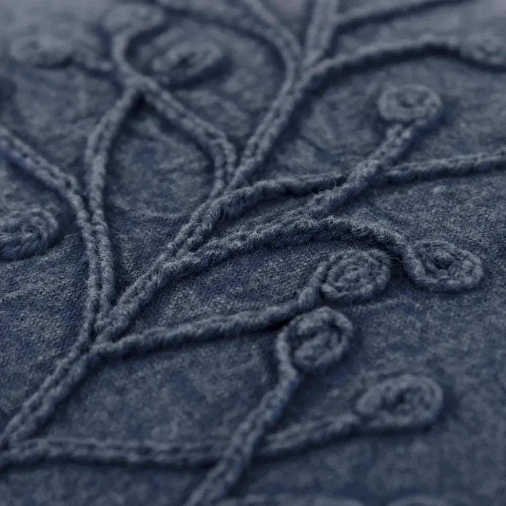 Madea Embroidered Long Lumbar Decorative Pillow - LOOMLAN - LOOMLAN - Throw Pillows