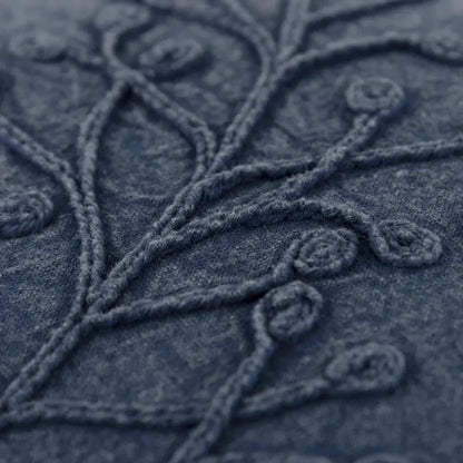 Madea Embroidered Long Lumbar Decorative Pillow - LOOMLAN - LOOMLAN - Throw Pillows