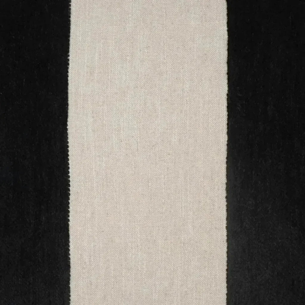 Magritte Band / Ribbon Black Large Throw Pillow Insert - LOOMLAN - D.V. Kap - Throw Pillows