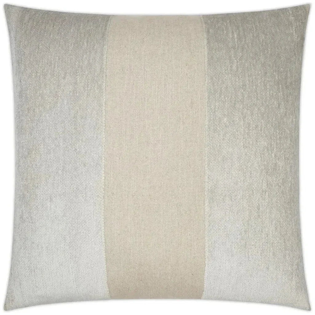 Magritte Pearl Ribbon Silver Large Throw Pillow Insert - LOOMLAN - D.V. Kap - Throw Pillows