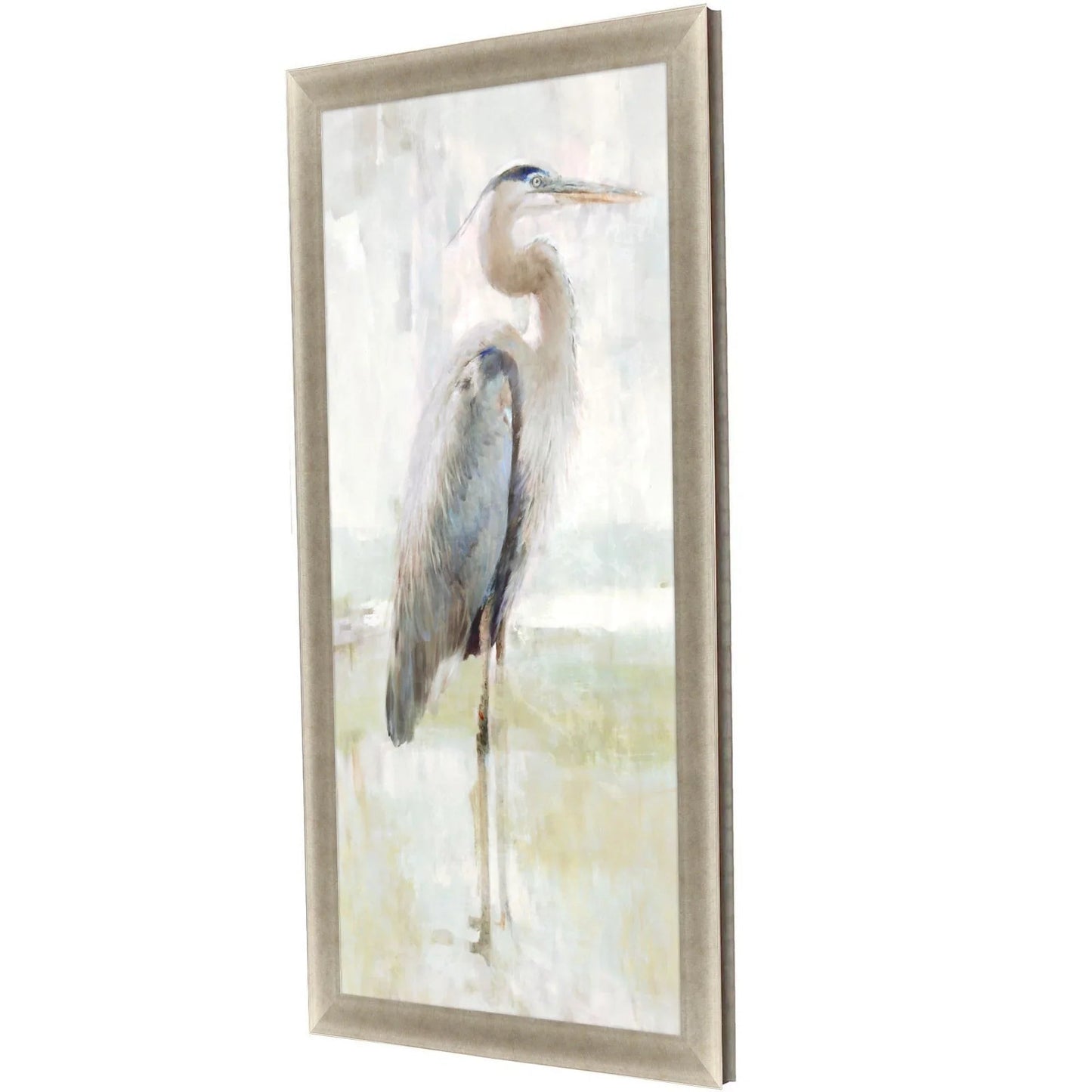 Majestic Blue Heron Canvas Art