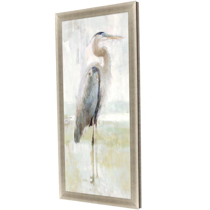 Majestic Blue Heron Canvas Art
