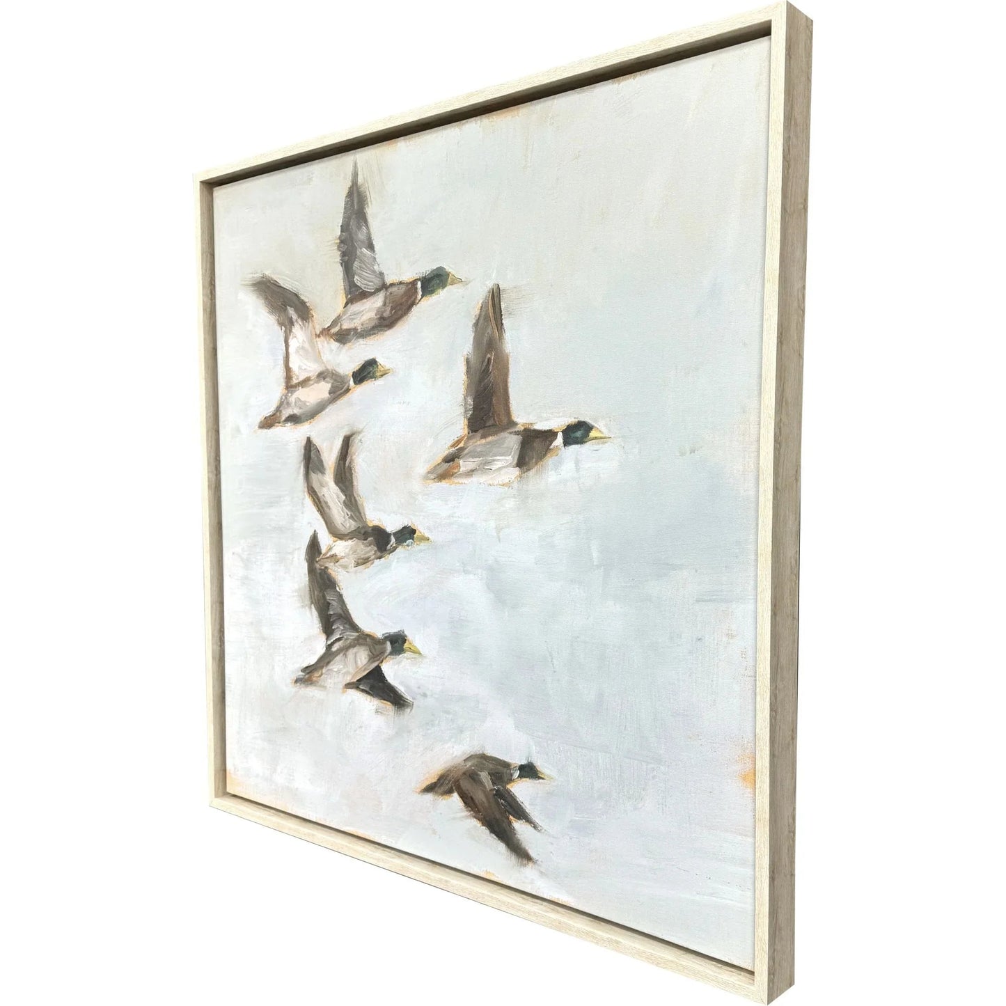 Mallard Migration I Blue Canvas Art
