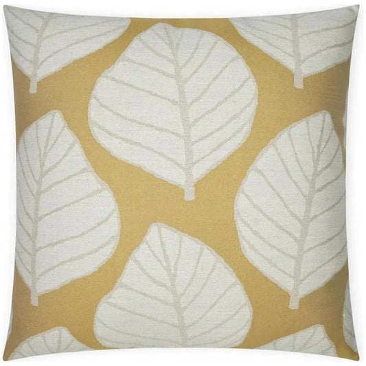 Mamie Citron Floral Yellow Large Throw Pillow Insert - LOOMLAN - D.V. Kap - Throw Pillows