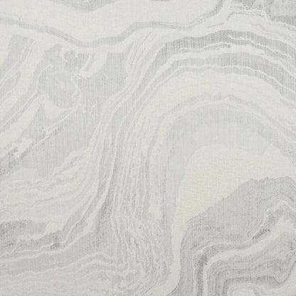 Manon Silver Abstract Glam Silver Large Throw Pillow - LOOMLAN - D.V. Kap - Throw Pillows