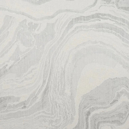 Manon Silver Abstract Glam Silver Large Throw Pillow - LOOMLAN - D.V. Kap - Throw Pillows