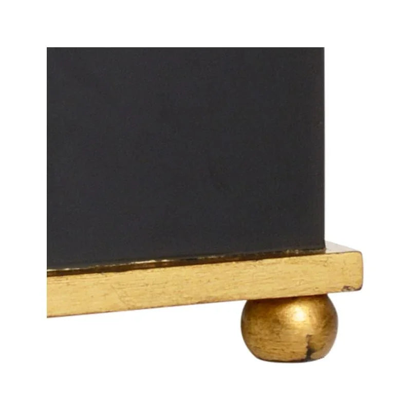 Mar - A - Lago Gold Leaf Design Table Lamp - LOOMLAN - Wildwood - Table Lamps