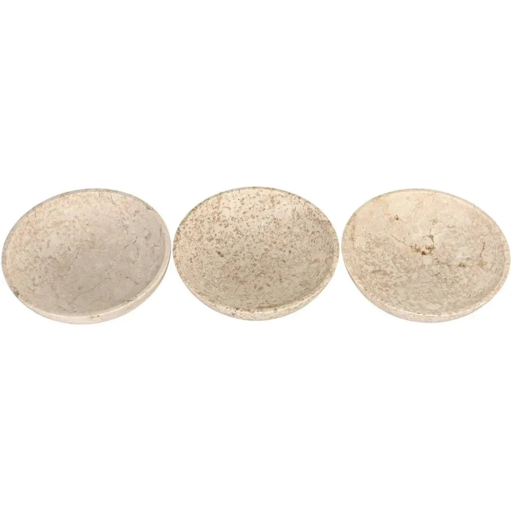 Marble Bowls, Set of 3 - LOOMLAN - Noir - Boxes & Bowls